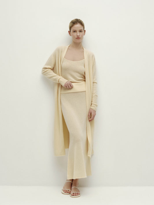 Knitted Jacket-Bud Yellow