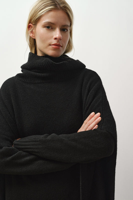 Knitted Cowl Black