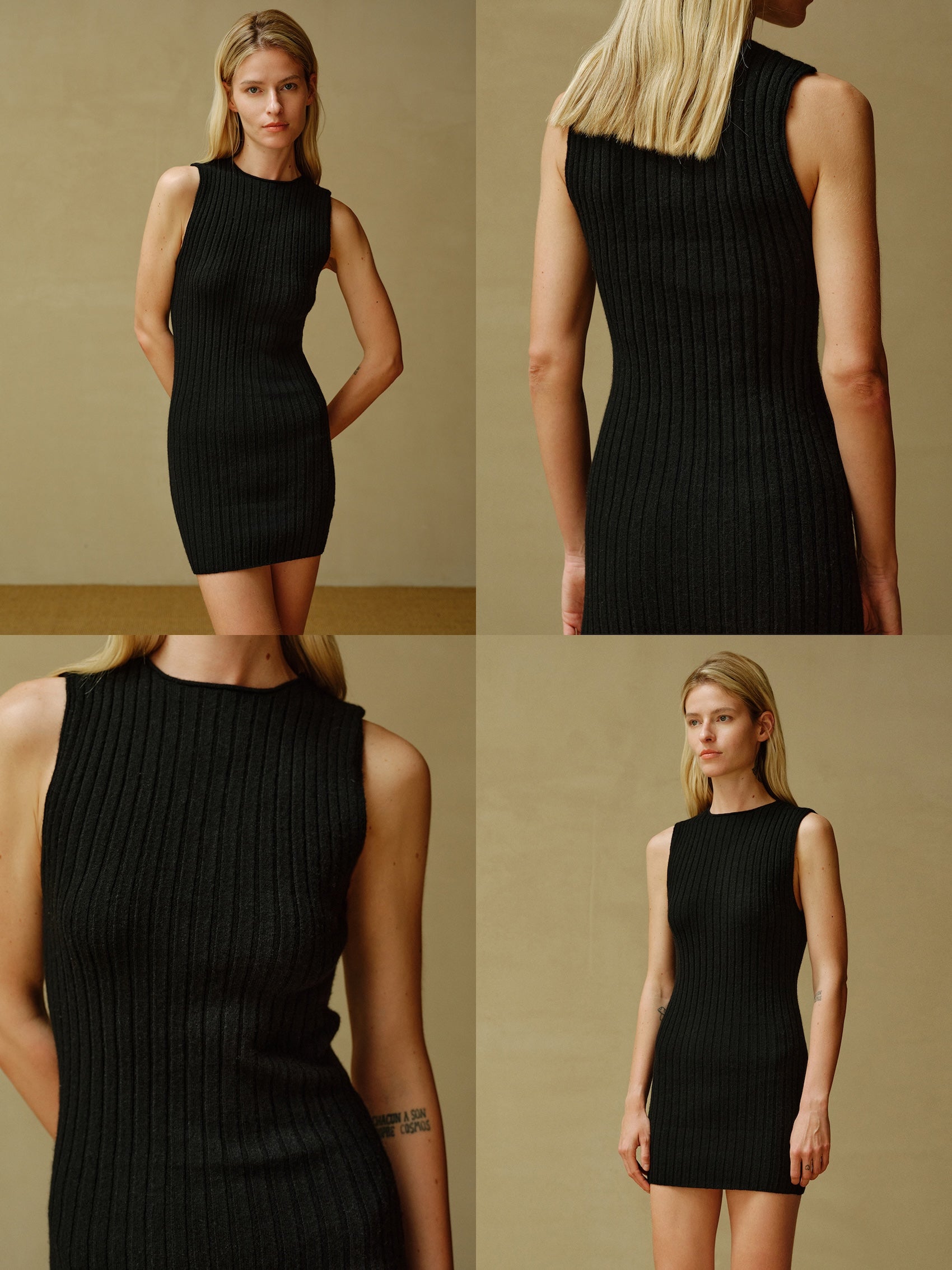 Vertical Stripe Skirt-Short