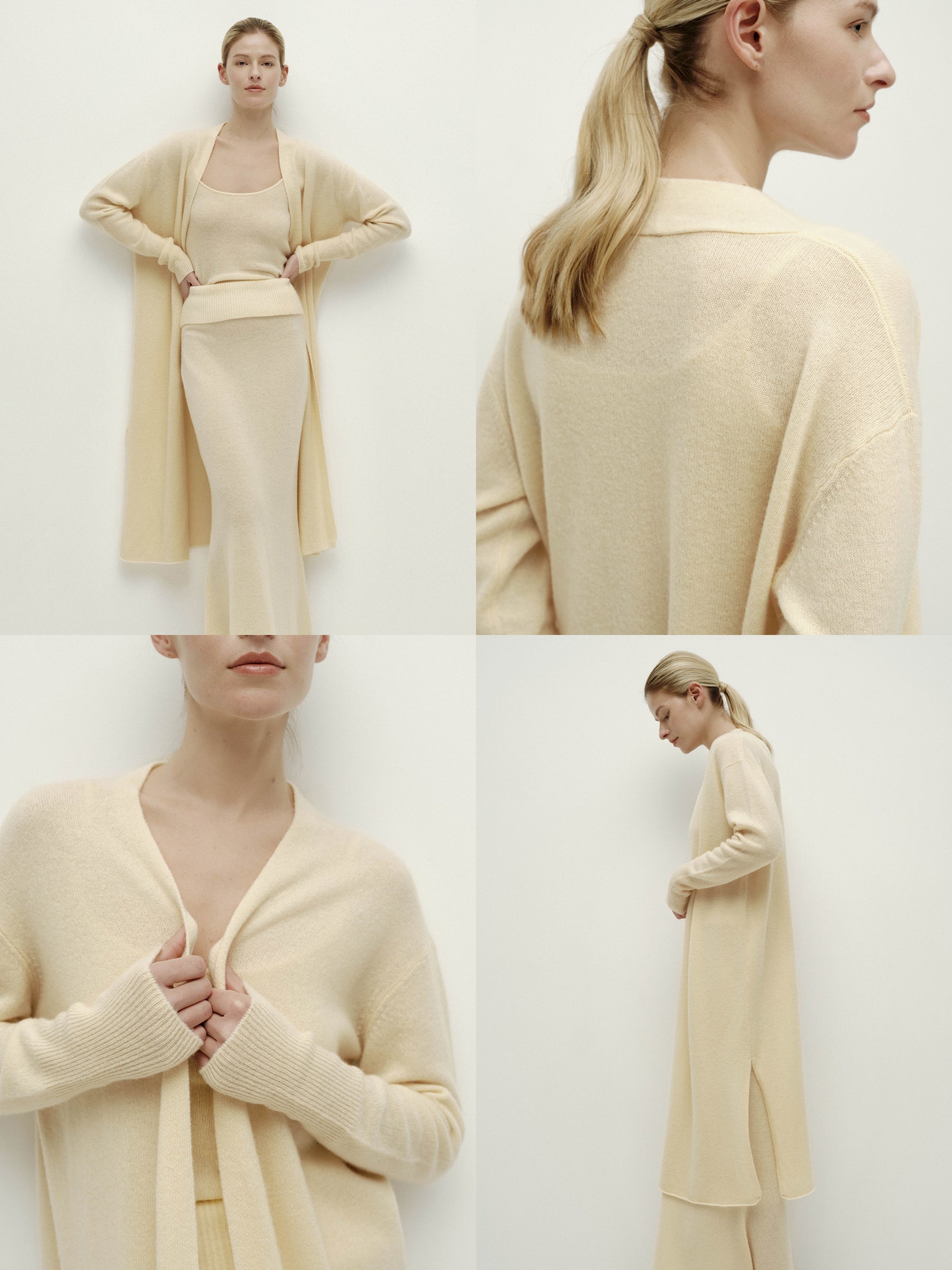 Knitted Jacket-Bud Yellow