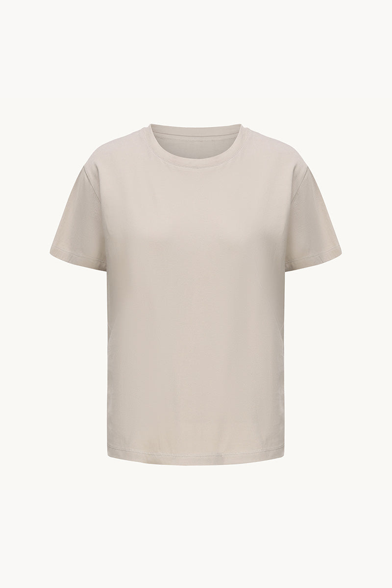 Cotton T-shirt Gray