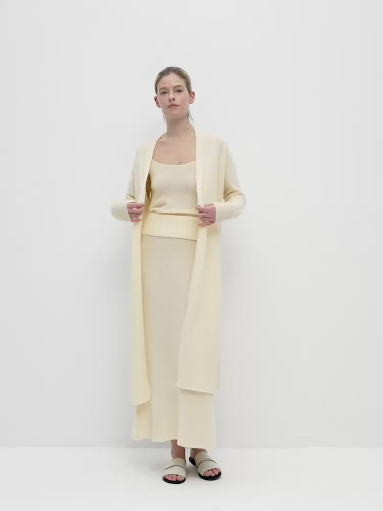 Knitted Jacket-Bud Yellow